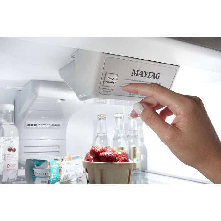 Maytag® 30-Inch Wide Top Freezer Refrigerator with PowerCold® Feature- 18 Cu. Ft.