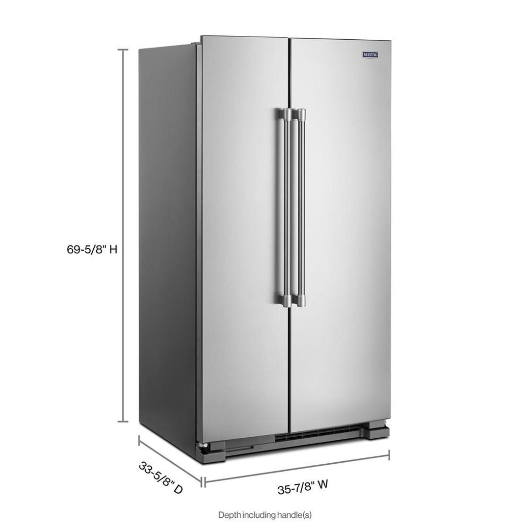 Maytag Refrigerator Side-by-Side, 25 cu.ft.