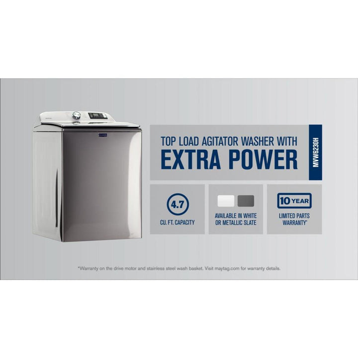 Maytag Smart Top Load Washer with Extra Power Button 5.4cuft