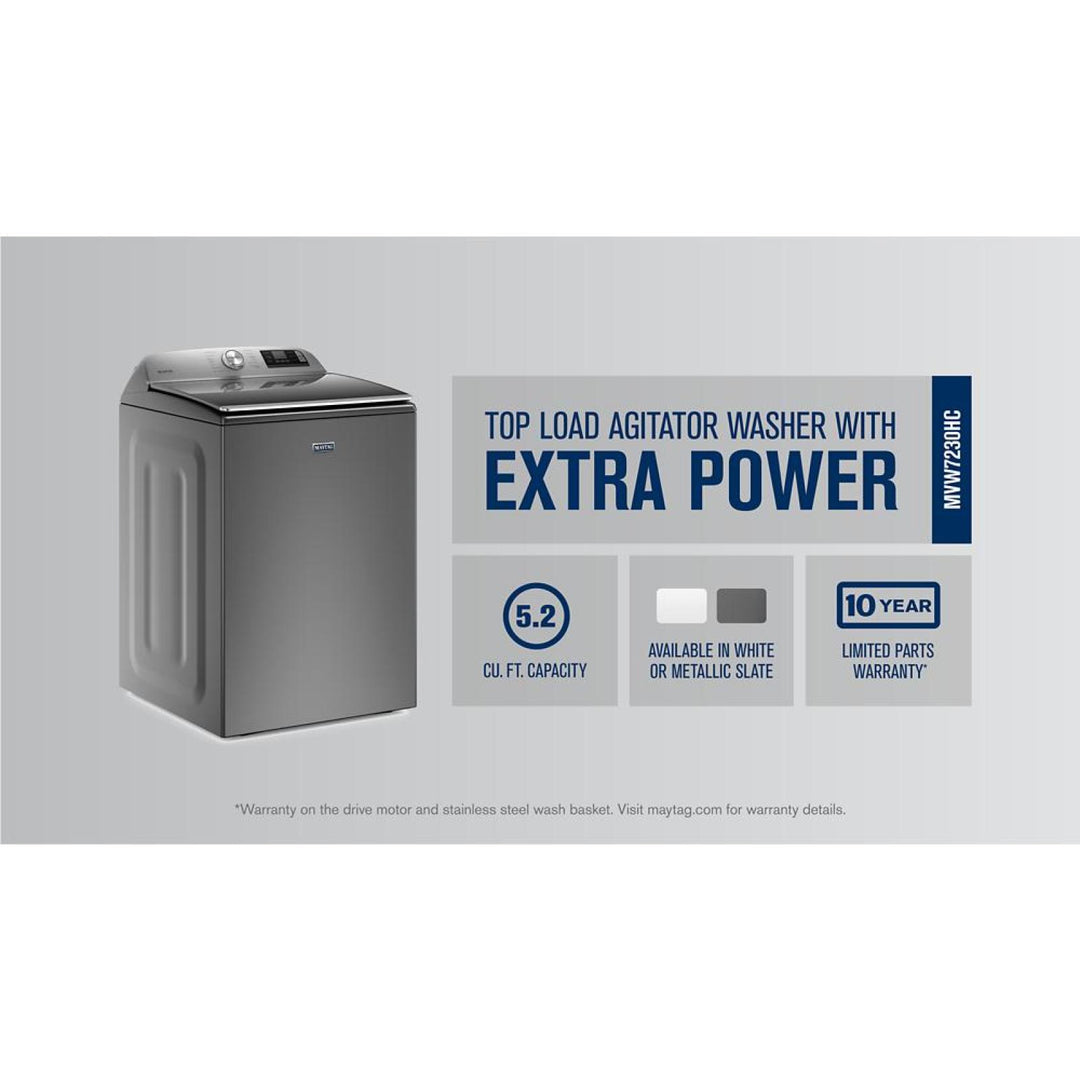 Maytag® Smart Top Load Washer with Extra Power Button - 6.0 IEC cu. ft.