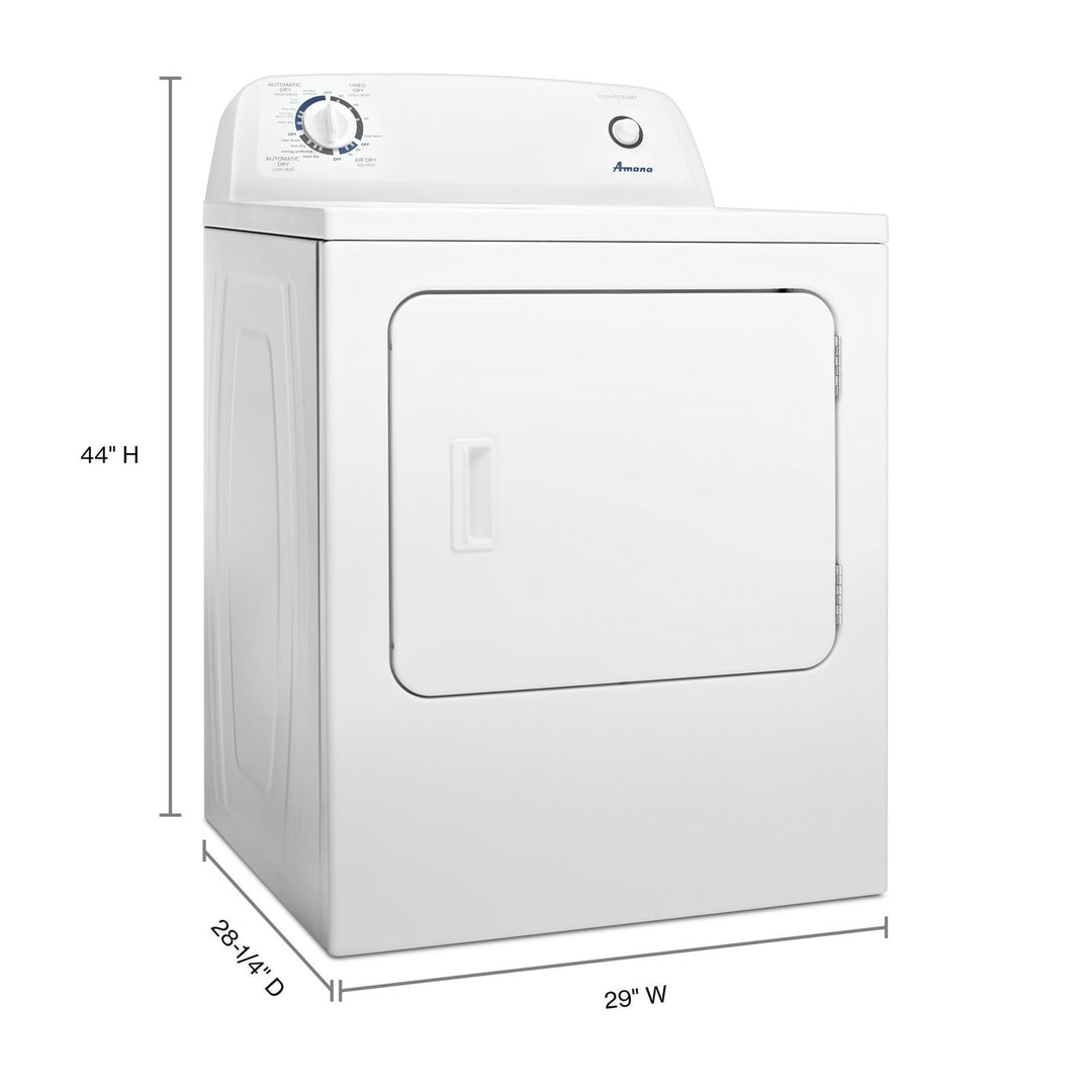 Amana Dryer 6.5 cu. ft. Front Load, Natural Gas