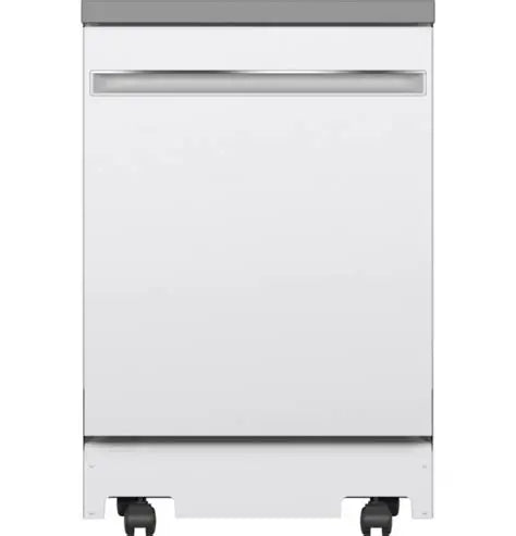 GE 24" Portable Dishwasher White