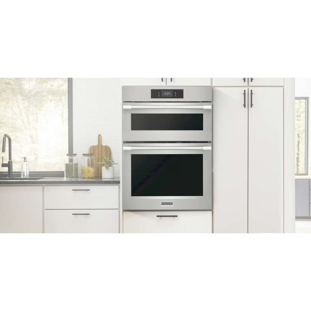Frigidaire Professional 30" Electric Wall Oven and Microwave Combination with Total Convection