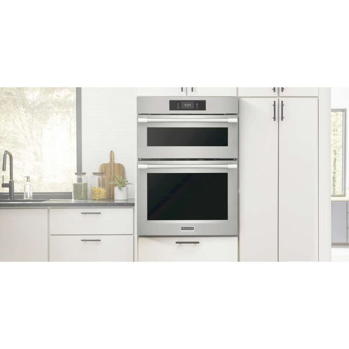 Frigidaire Professional 30" Electric Wall Oven and Microwave Combination with Total Convection
