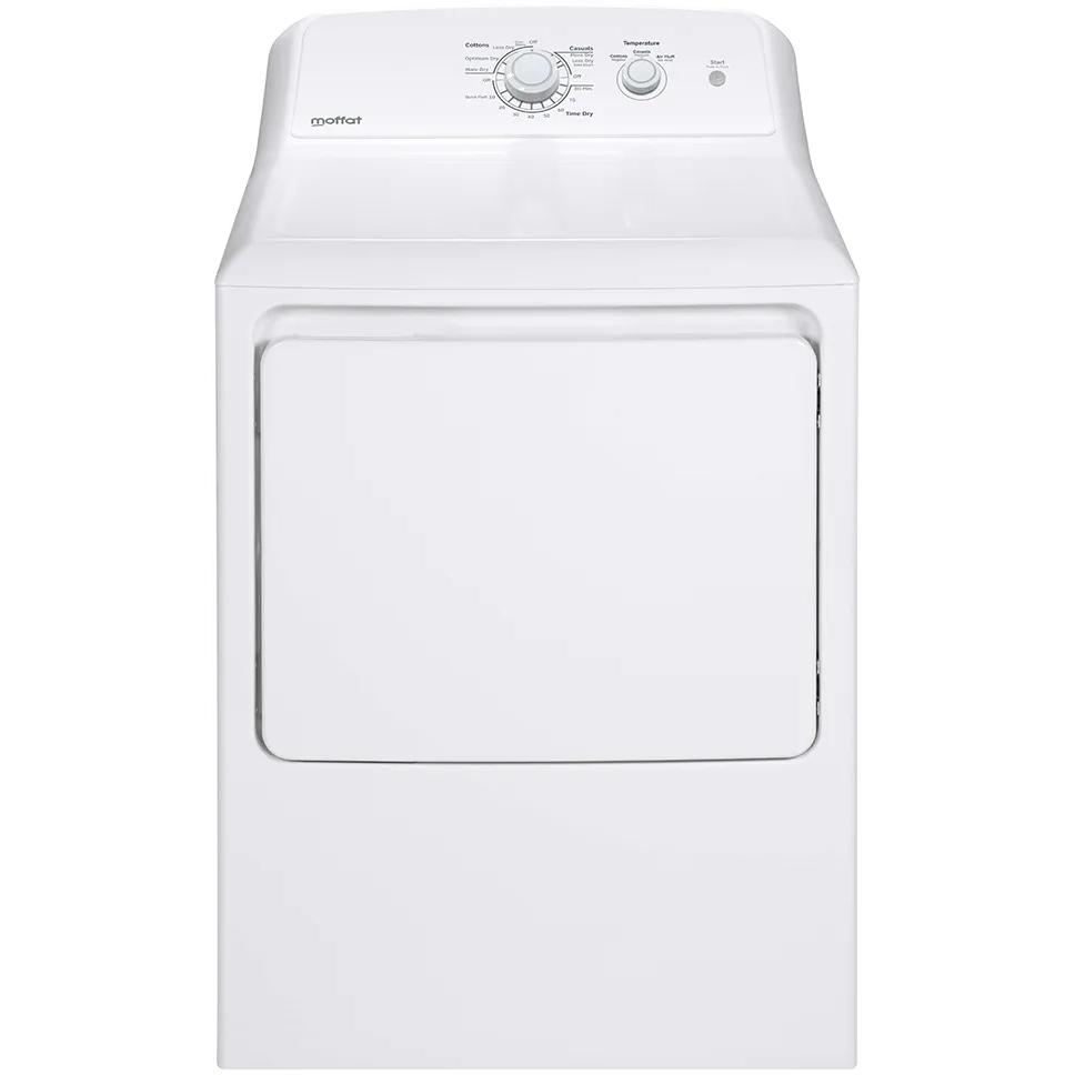 Moffat 6.2 cu.ft. Top Load Electric Dryer White