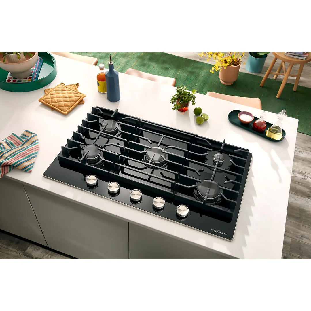KitchenAid 30" Gas-on-Glass Cooktop