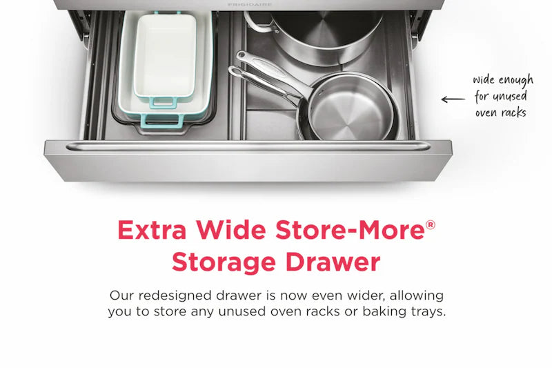 Frigidaire Gas Range 30", 5.1 Cu.Ft. 57,000 BTU
