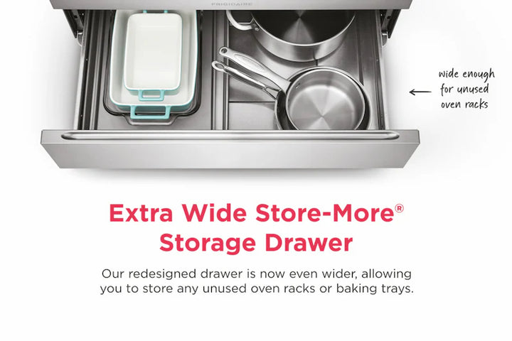 Frigidaire Gas Range 30", 5.1 Cu.Ft. 57,000 BTU