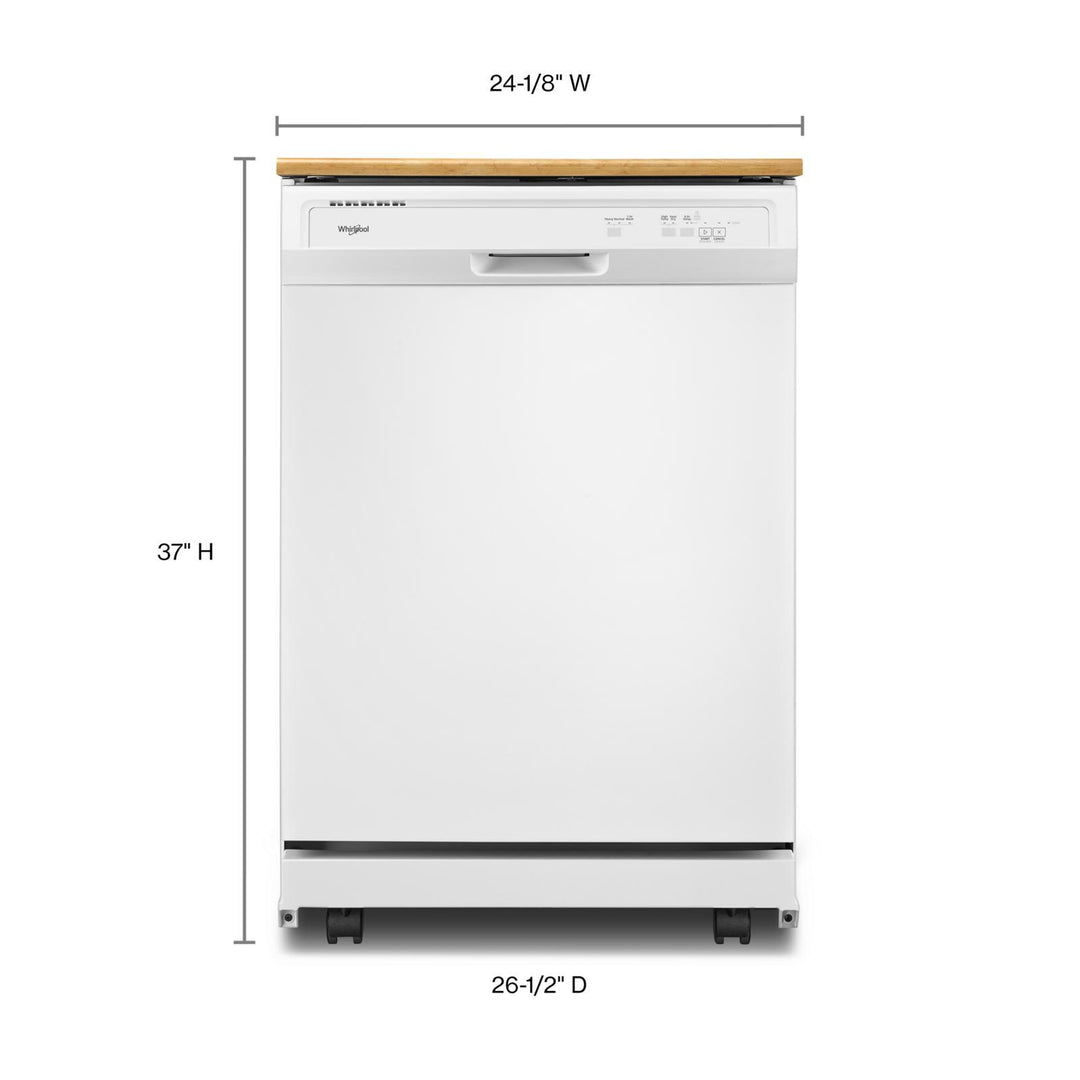 Whirlpool Heavy-Duty Dishwasher with 1-Hour Wash Cycle