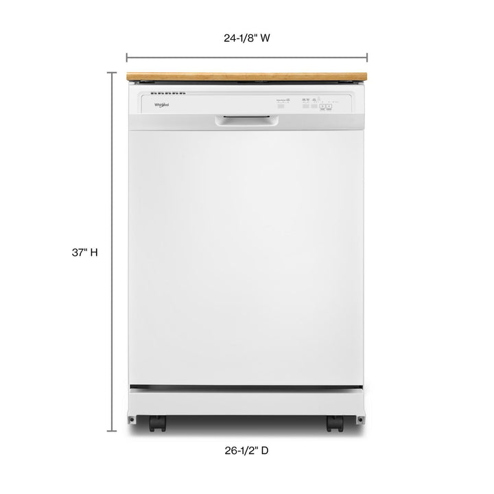 Whirlpool Heavy-Duty Dishwasher with 1-Hour Wash Cycle