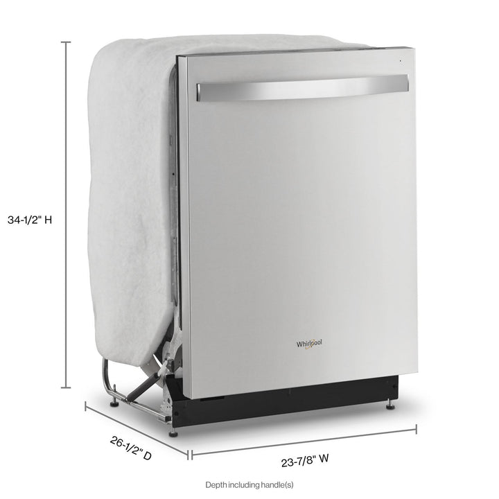 Whirlpool Dishwasher with 3rd Rack 51 dBA Quiet