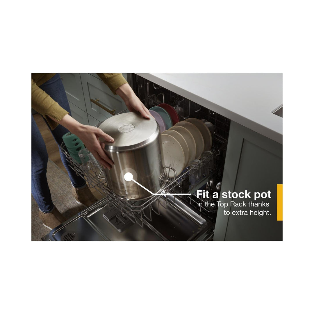 Whirlpool® Large Capacity Dishwasher with Deep Top Rack