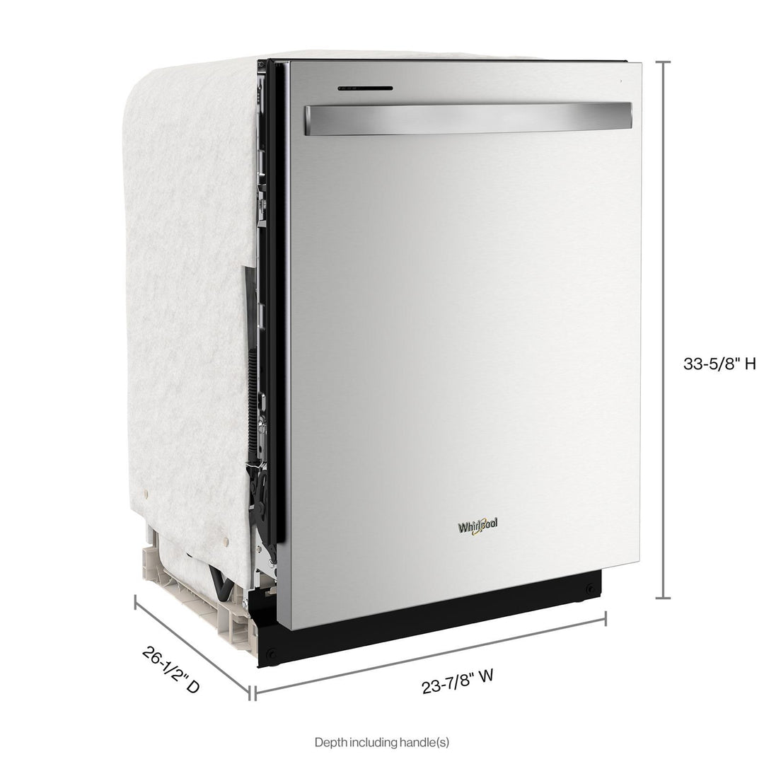 Whirlpool® Large Capacity Dishwasher with Deep Top Rack