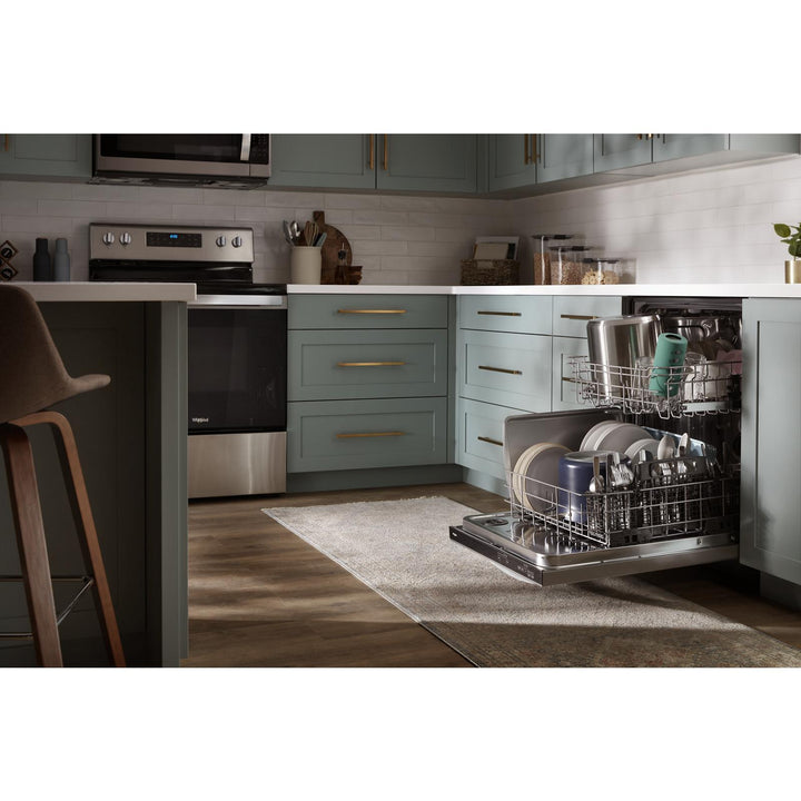 Whirlpool® Large Capacity Dishwasher with Deep Top Rack