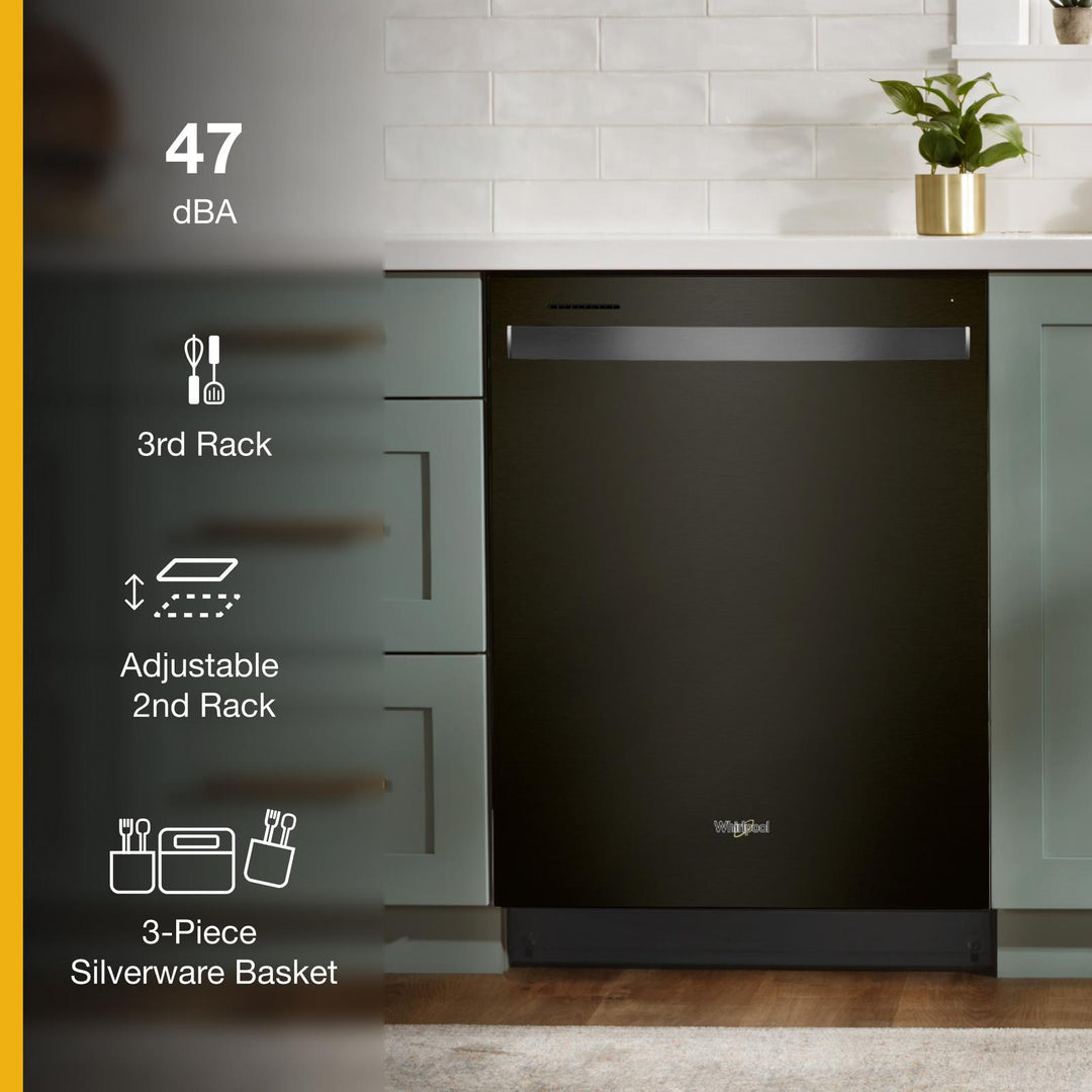 Whirlpool Dishwasher 24” with AI Intelligent Wash System 47 dBA