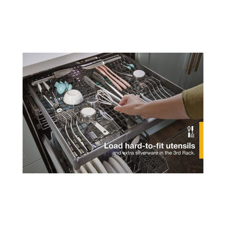Whirlpool® 24” Stainless Steel Dishwasher with AI Intelligent Wash - 47 dBA