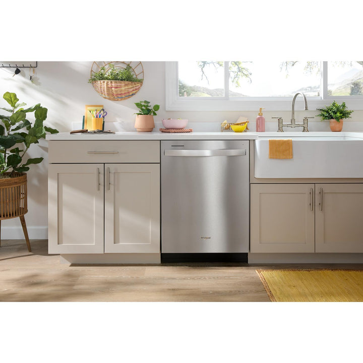 Whirlpool® 24” Stainless Steel Dishwasher with AI Intelligent Wash - 47 dBA