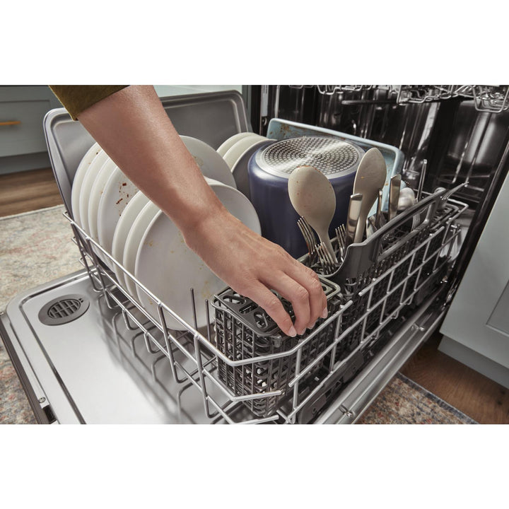 Whirlpool® 24” Stainless Steel Dishwasher with AI Intelligent Wash - 47 dBA