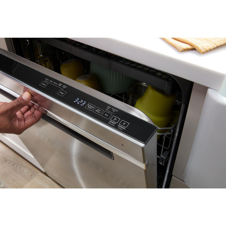 Whirlpool® 24” Stainless Steel Dishwasher with AI Intelligent Wash - 47 dBA