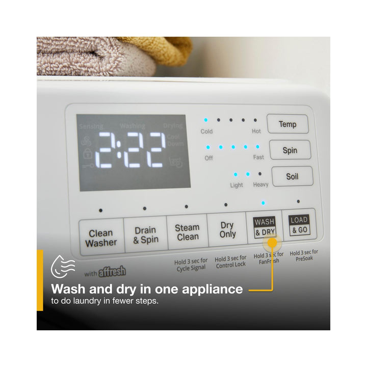 Whirlpool® 5.2 Cu. Ft. Ventless All In One Washer Dryer