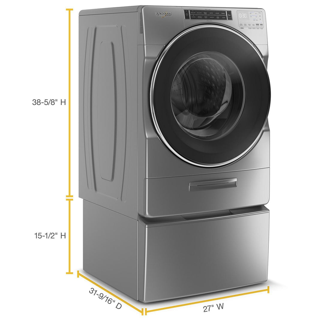 Whirlpool Pedestal for Front Load Washer and Dryer with Storage 15.5" (39.4 cm)