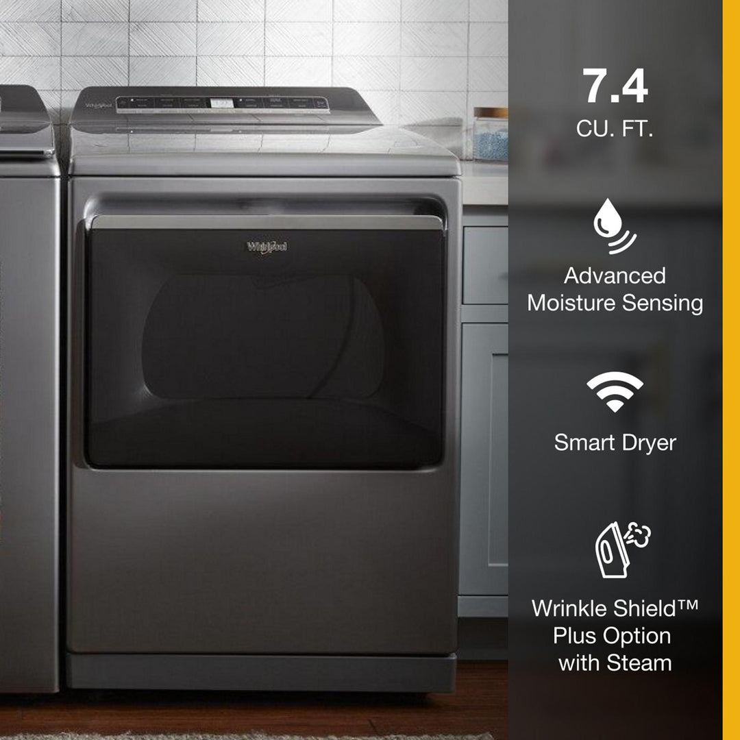 Whirlpool® 7.4 cu. ft. Top Load Gas Dryer with Advanced Moisture Sensing
