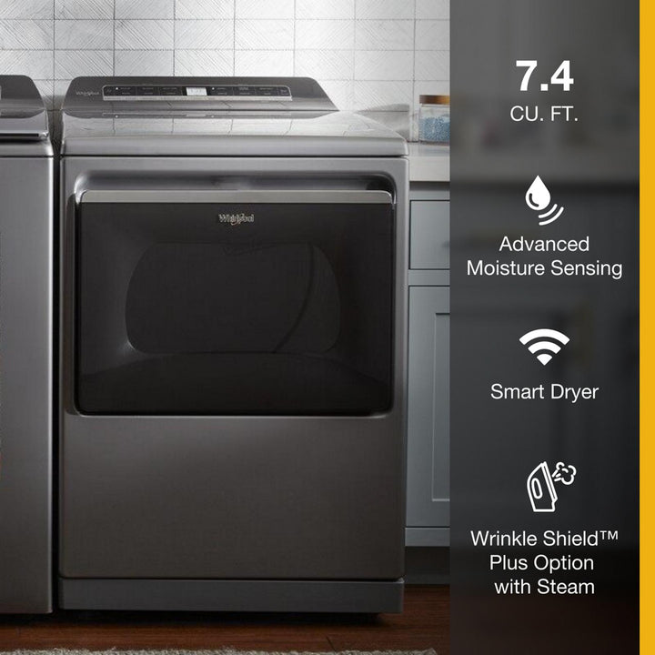Whirlpool® 7.4 cu. ft. Top Load Gas Dryer with Advanced Moisture Sensing