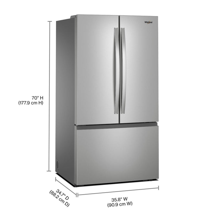 Whirlpool French Door Refrigerator 36", 31 Cu. Ft.