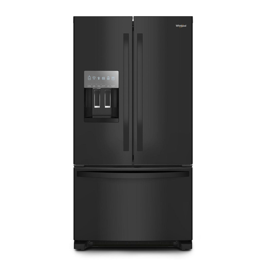 Whirlpool Refrigerator French Door with Water Dispenser & Ice Maker, Bottom Freezer 36"