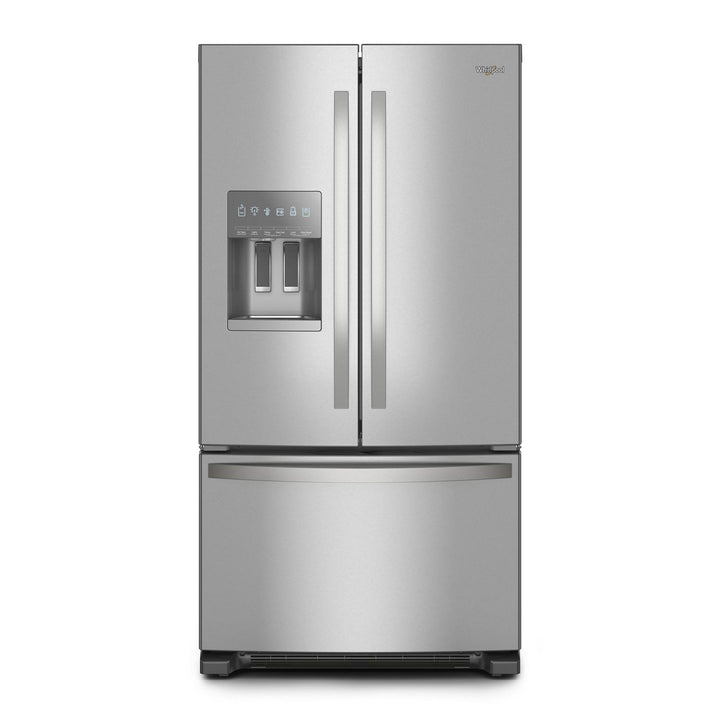 Whirlpool Refrigerator French Door with Water Dispenser & Ice Maker, Bottom Freezer 36"