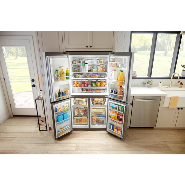 Whirlpool® 36-Inch Counter Depth 4 Door Refrigerator with Ice Maker in Door