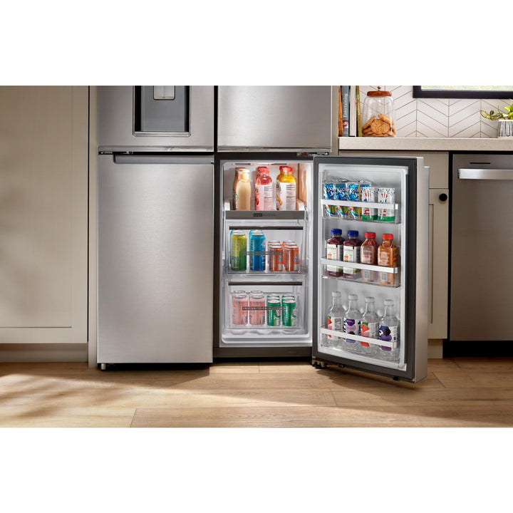 Whirlpool® 36-Inch Counter Depth 4 Door Refrigerator with Ice Maker in Door