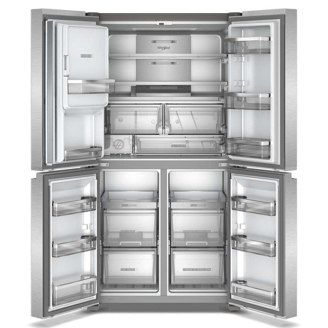 Whirlpool® 36-Inch Counter Depth 4 Door Refrigerator with Ice Maker in Door