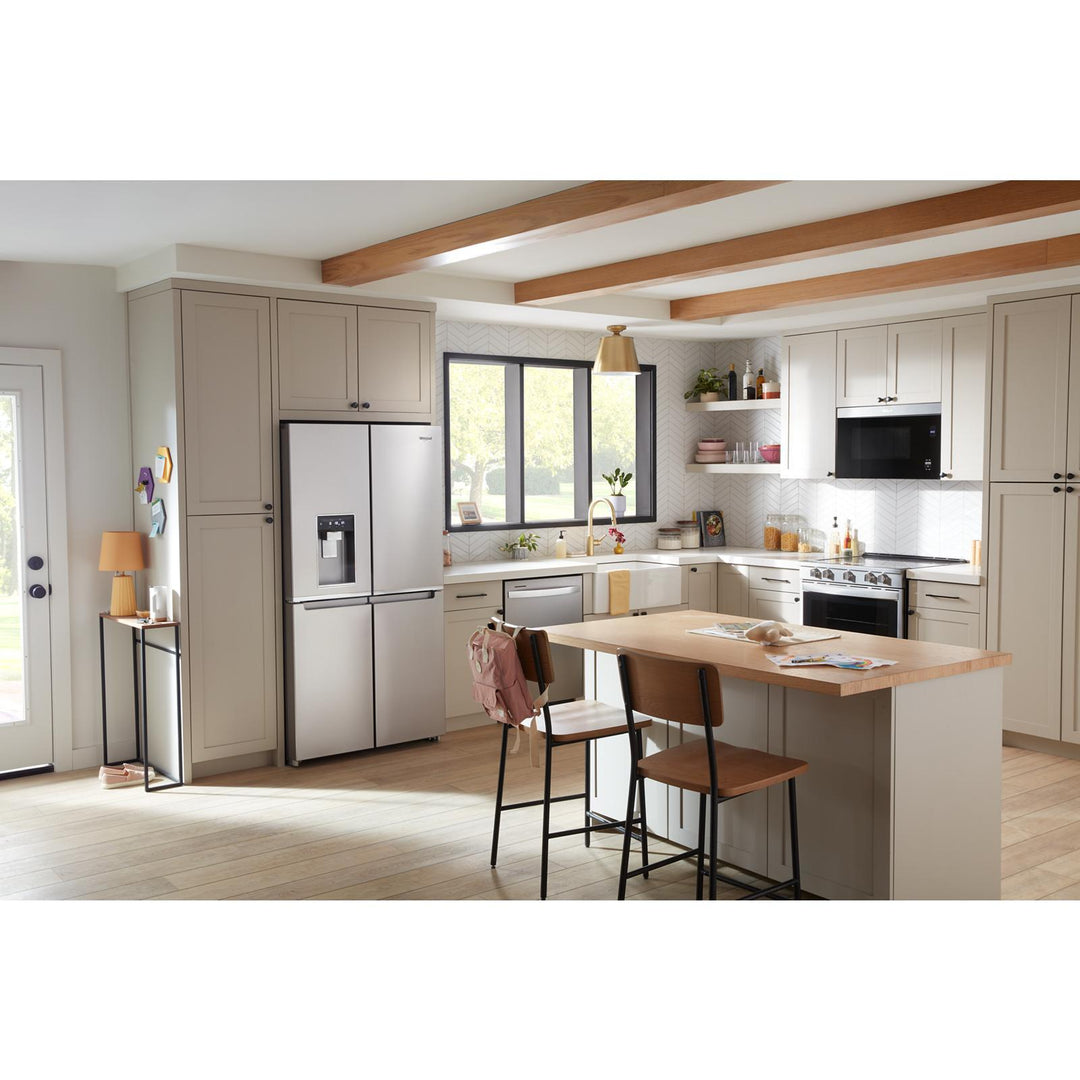 Whirlpool® 36-Inch Counter Depth 4 Door Refrigerator with Ice Maker in Door