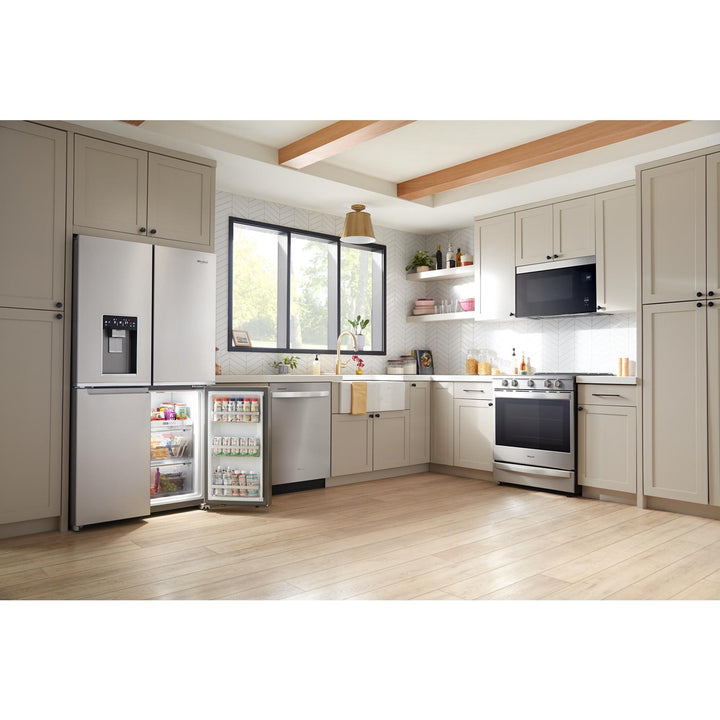 Whirlpool® 36-Inch Counter Depth 4 Door Refrigerator with Ice Maker in Door