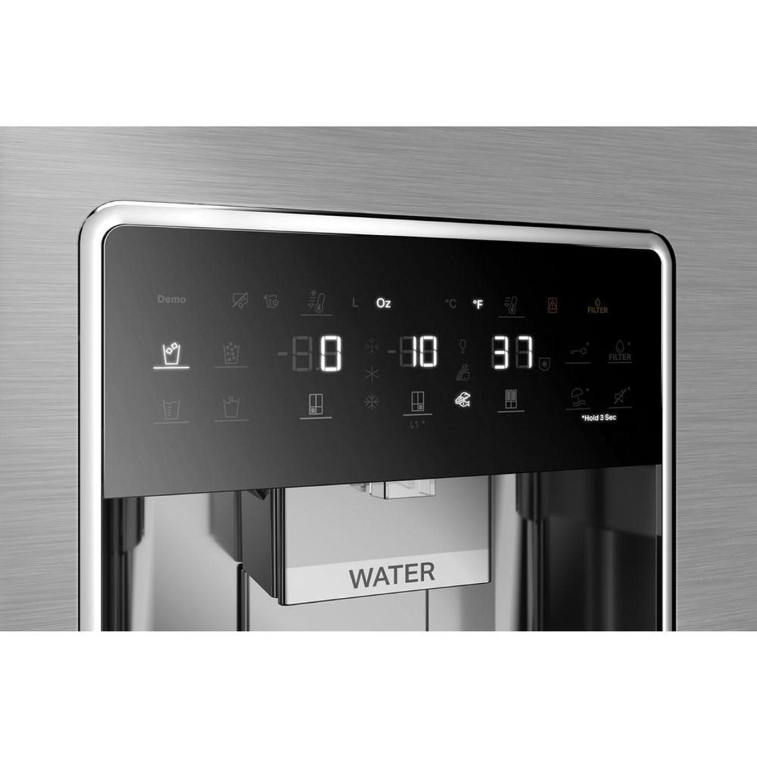 Whirlpool® 36-Inch Counter Depth 4 Door Refrigerator with Ice Maker in Door