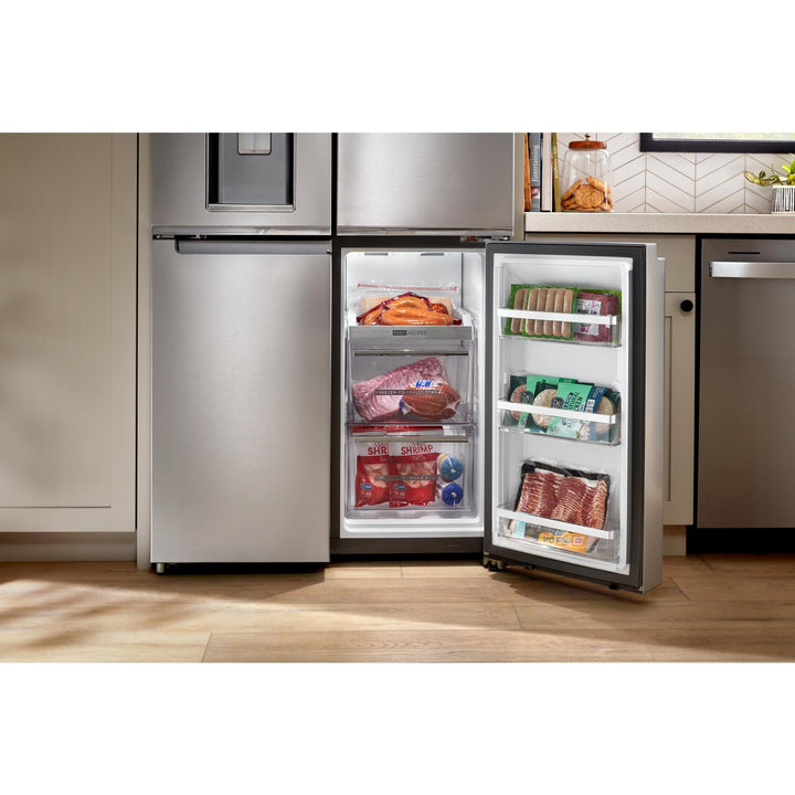 Whirlpool® 36-Inch Counter Depth 4 Door Refrigerator with Ice Maker in Door