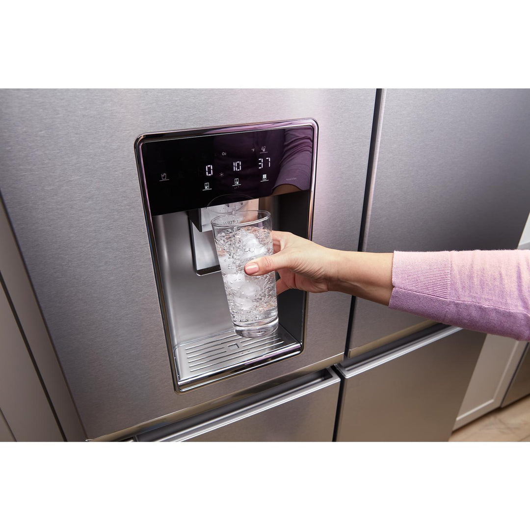 Whirlpool® 36-Inch Counter Depth 4 Door Refrigerator with Ice Maker in Door