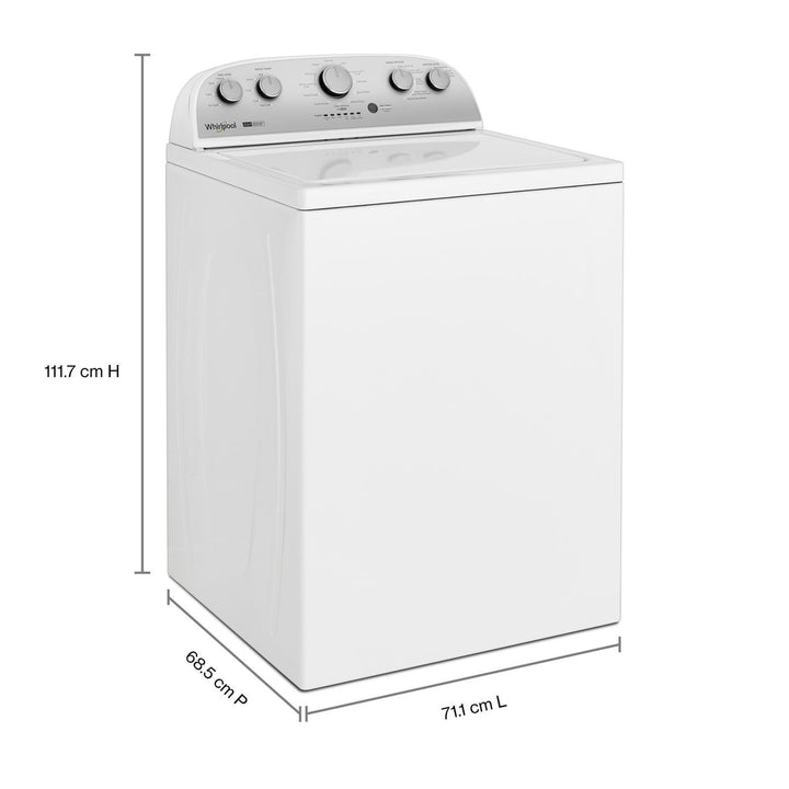 4.4–4.5 Cu. Ft. Whirlpool® Top Load Washer with Removable Agitator