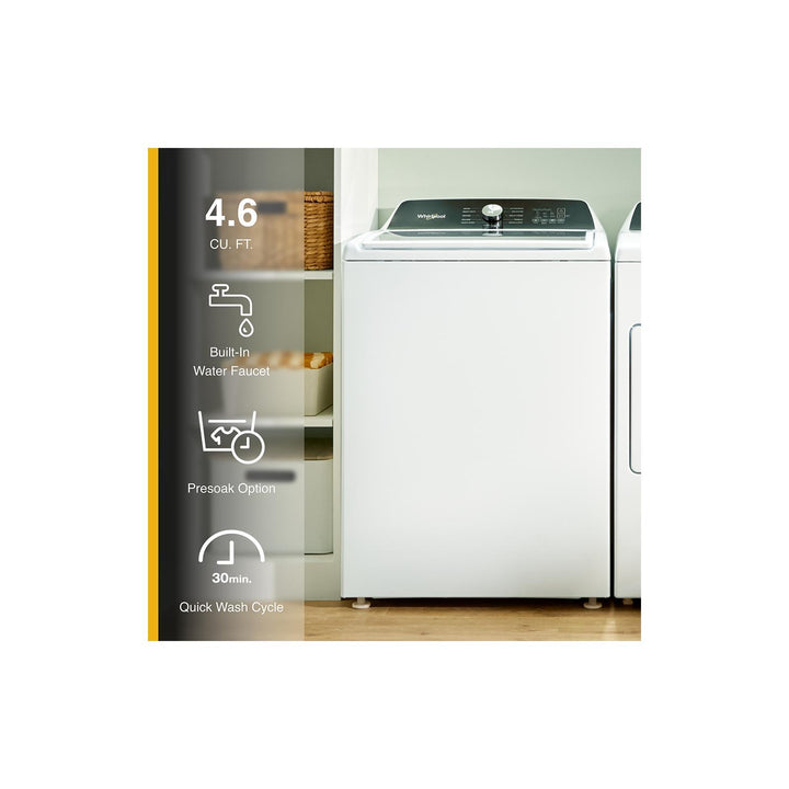 Whirlpool Top Load Washer with built-in faucet, impeller 5.3 Cu. Ft.