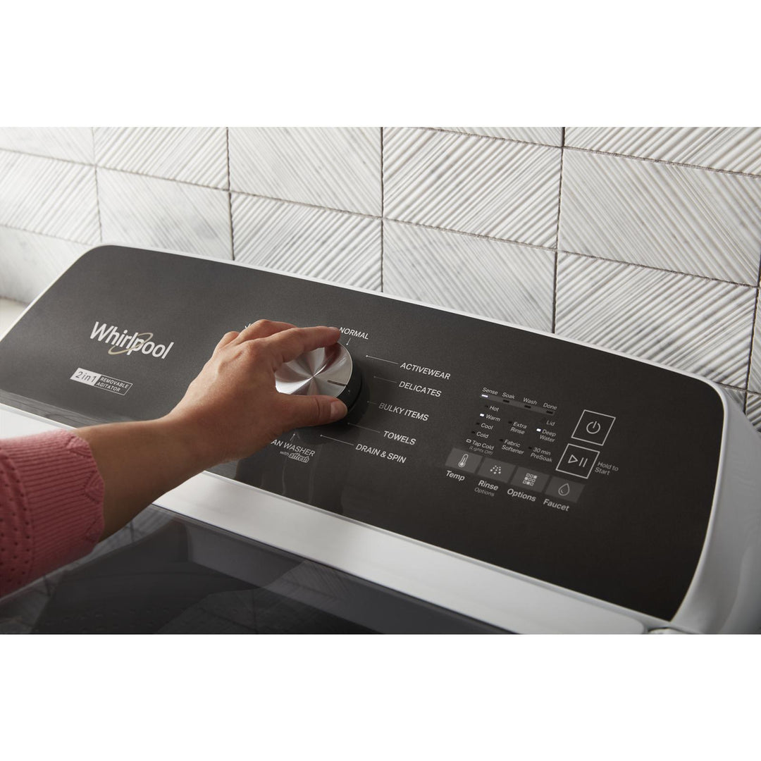 Whirlpool Washer 5.4 cu. ft. Top Load Removable Agitator