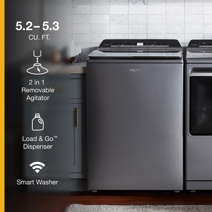 Whirlpool Top Load Washer with 2 in 1 Removable Agitator 6.0 - 6.1 cu. ft. IEC