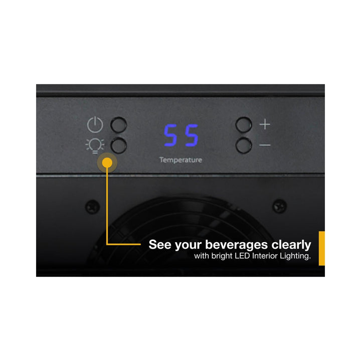 Whirlpool Wine Center 24" Undercounter with Custom Temperature Control