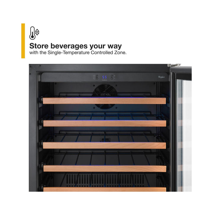Whirlpool Wine Center 24" Undercounter with Custom Temperature Control