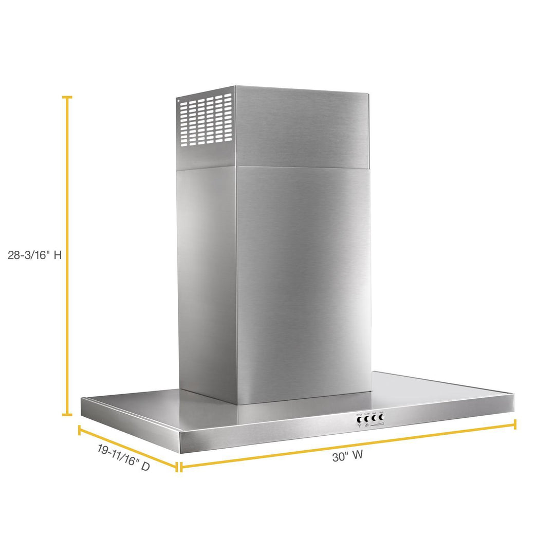 Whirlpool® 30" Stainless Steel Wall Mount Flat Range Hood