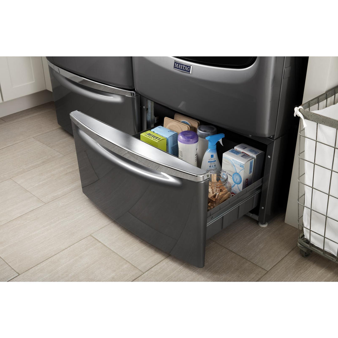 Maytag Pedestal for Front Load Washer and Dryer with Chrome Handle and Storage 15.5" (39.4 cm)