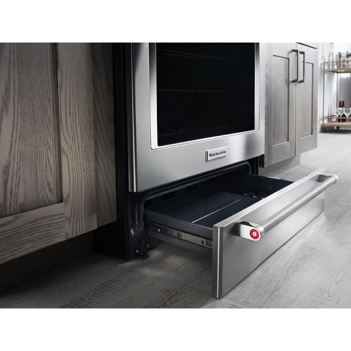 Kitchenaid® 30-Inch 5-Element Electric Convection Slide-In Range with Baking Drawer
