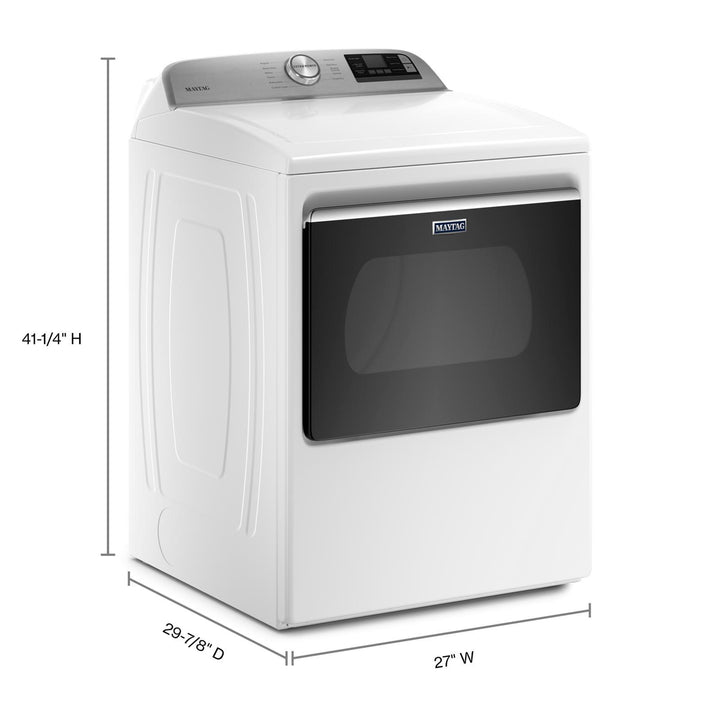 Maytag® Smart Top Load Electric Dryer with Extra Power Button - 7.4 cu. ft.
