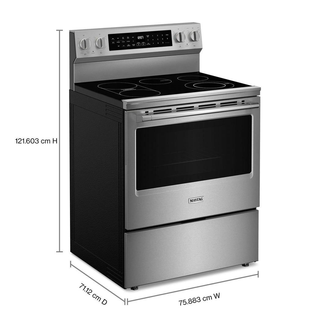 Maytag Range 30-Inch True Convection Electric With Grill Mode - 5.3 Cu. Ft.