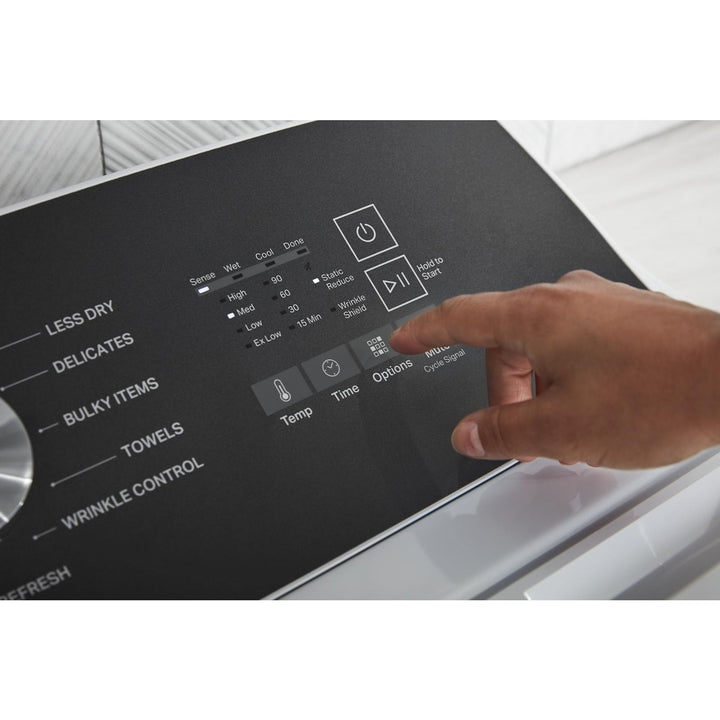 Whirlpool® 7.0 Cu. Ft. Top Load Electric Moisture Sensing Dryer with Steam